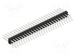 Connector: pin strips; pin header; male; PIN: 52; 2.54mm; SMT,THT