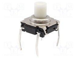 TACT SW, SPST-NO-DB, 0.05A, 12V, SOLDER