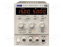 Power supply: laboratory; Channels: 1; 0÷15VDC; 0÷5A; Plug: EU,UK