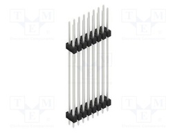 Connector: pin strips; pin header; male; PIN: 16; 2.54mm; THT; 2x8