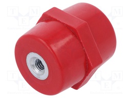 Support insulator; L: 75mm; Ø: 42mm; Uoper: 2kV; UL94V-0; Ubr: 50kV