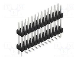 Connector: pin strips; pin header; male; PIN: 26; 2.54mm; SMT; 2x13