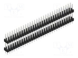 Connector: pin strips; pin header; male; PIN: 60; 2.54mm; THT; 2x30