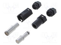 Connector: DC supply; plug; QS; male + female; PIN: 1; for cable