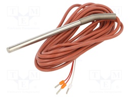 Sensor: temperature; Pt100; Body dim: Ø6x80mm; plug-in; Len: 3m