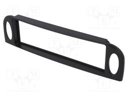 Radio mounting frame; Citroën; 1 DIN; black