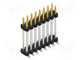 Connector: pin strips; pin header; male; PIN: 16; 2mm; SMT; 2x8; 100V