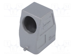 Enclosure: for HDC connectors; Han B; size 6B; for cable; high