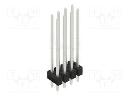 Connector: pin strips; pin header; male; PIN: 8; 2.54mm; THT; 2x4