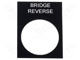 Label; control station