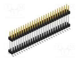 Connector: pin strips; pin header; male; PIN: 52; 2.54mm; SMT; 2x26