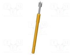 Test needle; Operational spring compression: 4mm; 5A; Ø: 2mm; 3N