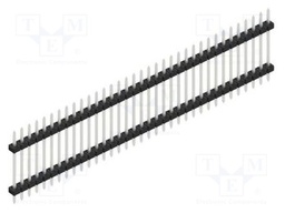 Connector: pin strips; pin header; male; PIN: 35; 2mm; THT; 1x35