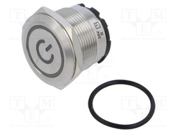 Switch: vandal resistant; Pos: 2; SPST; 20A/250VAC; IP67; OFF-(ON)