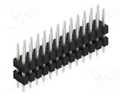 Connector: pin strips; pin header; male; PIN: 26; 2.54mm; THT; 2x13