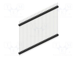 Connector: pin strips; pin header; male; PIN: 29; 2.54mm; THT; 1x29