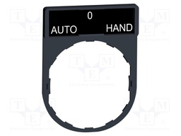 Legend Plate, Harmony Series Switches and Pilot Lights, AUTO-O-HAND, 30 x 40 mm
