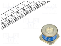 Arrester: surge arrester; SMD; Ø4x6.2mm; 90V; 10GΩ; 5kA; GDT