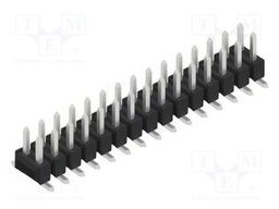 Connector: pin strips; pin header; male; PIN: 30; 2.54mm; SMT; 2x15