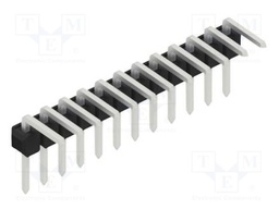 Connector: pin strips; pin header; male; PIN: 12; 2.54mm; THT; 1x12