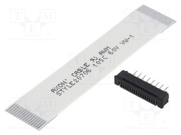 Display accessories: connector; PIN: 16; Layout: 2x8; Len: 80mm