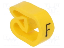 Markers for cables and wires; Label symbol: F; 8÷16mm; PVC; H: 6mm