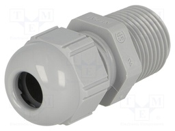 Cable gland; NPT3/4"; IP68; Mat: polyamide; dark grey