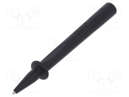 Test probe; 32A; black; Tip diameter: 4mm; Socket size: 4mm
