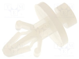 PCB distance; polyamide; L: 6.4mm; bayonet,snap fastener; UL94V-2