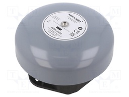 Signaller: sound; bell; 24VDC; 106dB; Series: A6BM; IP66; Ø168x93mm