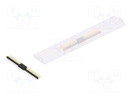 Connector: pin strips; pin header; male; PIN: 23; 2mm; SMT; 1x23