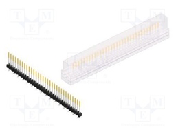 Connector: pin strips; pin header; male; PIN: 32; 2.54mm; SMT; 1x32