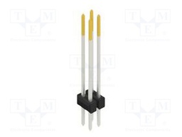 Connector: pin strips; pin header; male; PIN: 4; 2.54mm; THT; 2x2