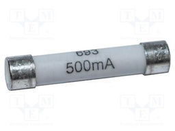 Fuse; 500mA; 4x7.5mm
