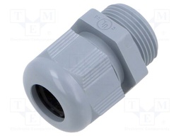 Cable gland; PG16; Mat: polyamide; grey