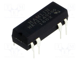 Relay: reed; SPST-NO; Ucoil: 5VDC; max.200VDC; Rcoil: 500Ω; 50mW; PCB
