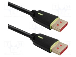 Cable; DisplayPort plug,both sides; PVC; DisplayPort 2.1; 1.5m