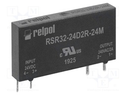 Relay: solid state; 48÷280VAC; 1-phase; PCB; -30÷80°C; 28x5.2x15mm