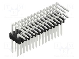 Connector: pin strips; pin header; male; PIN: 30; 1.27mm; THT; 2x15