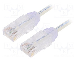 Patch cord; TX6-28™,U/UTP; 6; stranded; Cu; LSZH; white; Len: 5m