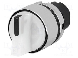 Switch: rotary; 22mm; Stabl.pos: 2; white; IP65; prominent; 46; Pos: 2