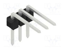 Connector: pin strips; pin header; male; PIN: 3; 2.54mm; THT; 1x3