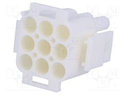 Plug; wire-wire; male/female; Universal MATE-N-LOK; 6.35mm; PIN: 9