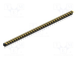 Connector: pin strips; pin header; male; PIN: 33; 2.54mm; THT; 1x33