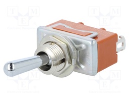 Switch: toggle; Pos: 3; SP3T; ON-OFF-(ON); 15A/250VAC; 15A/30VDC