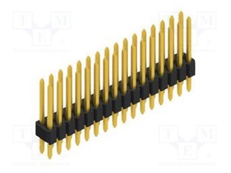 Connector: pin strips; pin header; male; PIN: 32; 1.27mm; THT; 2x16