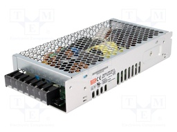 Power supply: switched-mode; modular; 200.4W; 12VDC; 199x98x38mm