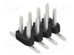 Connector: pin strips; pin header; male; PIN: 8; 2mm; SMT; 2x4; 100V