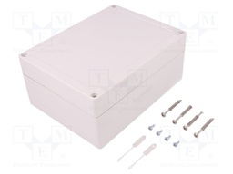 Enclosure: multipurpose; X: 152mm; Y: 202mm; Z: 90mm; TG PC; grey