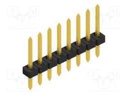 Connector: pin strips; pin header; male; PIN: 8; 2mm; THT; 1x8; 100V